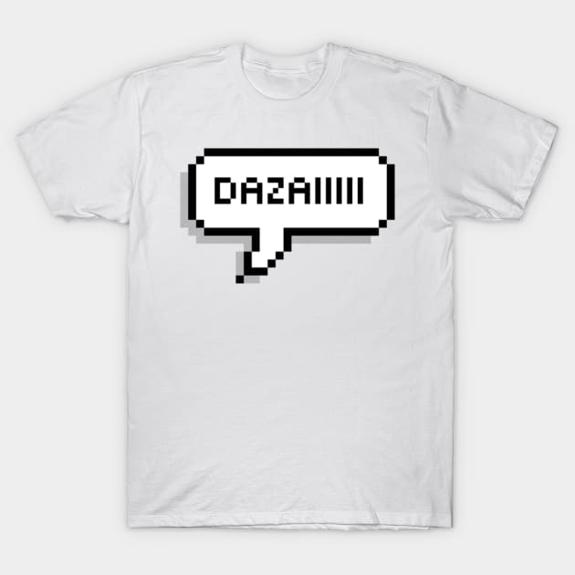 Dazai | tiktok trend | funny memes | pixel speech bubble T-Shirt by maria-smile